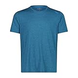 CMP, Melange Jersey 100% T-Shirt, DEEP Lake, 50