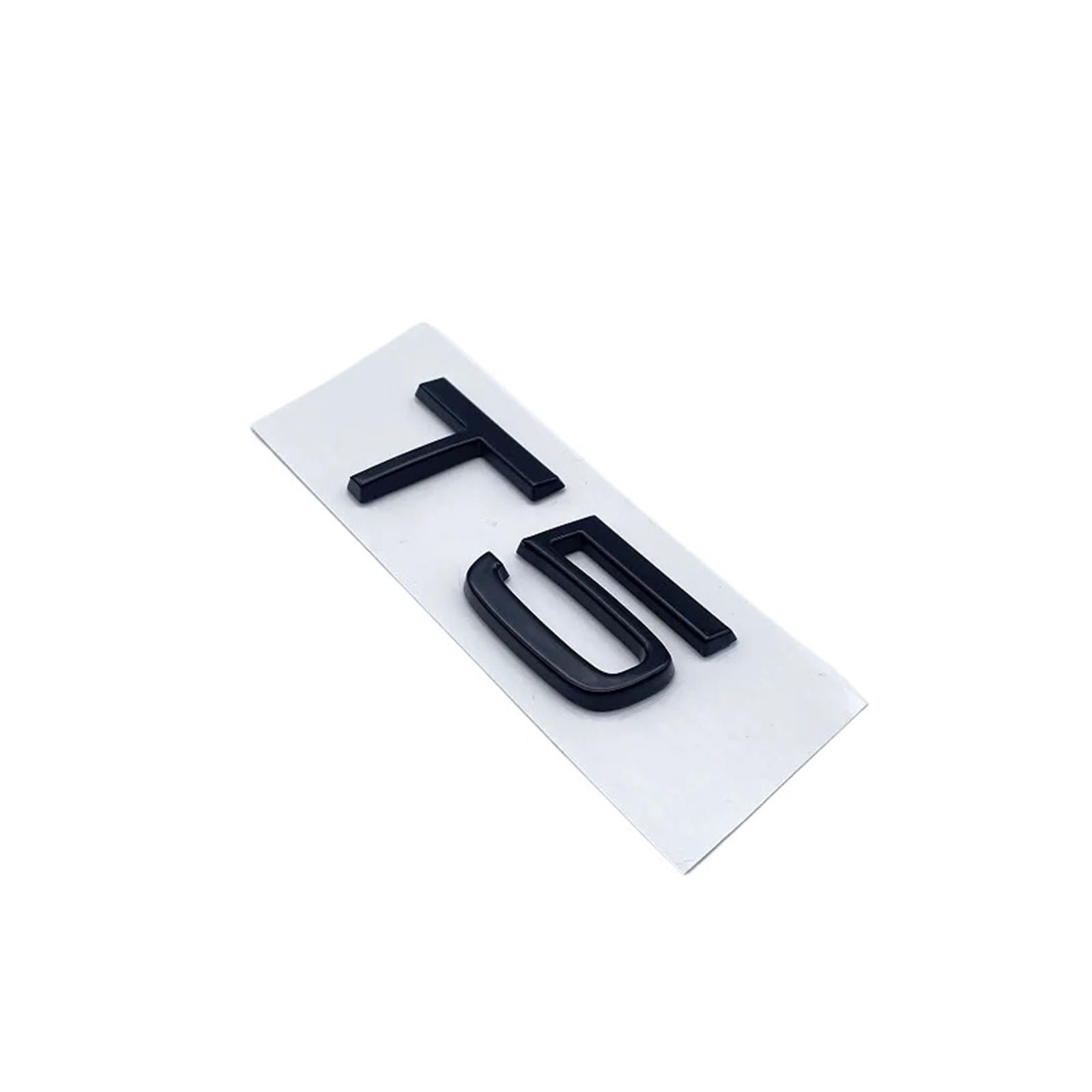 NIBOTT Glossy Black Silver Emblem Nameplate Sticker Fit For Volvo XC40 B3 B4 T3 T4 T5 For Volvo Trunk Lid Badge Models Decal Car Sticker(Glossy black T5)