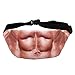 Funny White Elephant Gifts for Men Women Gag gifts Christmas Gift Exchange,Belly Fanny Pack Dad Bag Fake Beer Belly Waist Pack Unisex Waist Bag