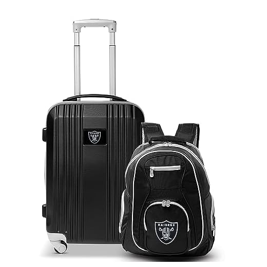 Does oakland airport have luggage storage Denco NFL Oakland Raiders Luggage Set