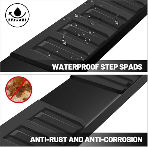 Image of COMNOVA Running Boards for 2007-2018 Chevy Silverado Crew Cab(Diesel Model)
