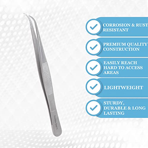 A2Z Scilab A2Z-SPL6CVD Lab Tweezers High Precision Forceps thumb #3