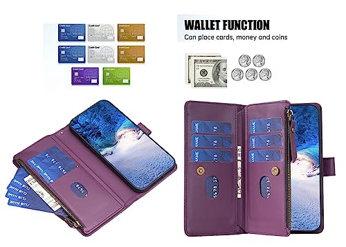 Étui portefeuille iPhone 15 Pro Max avec dragonne pour sorties - 4