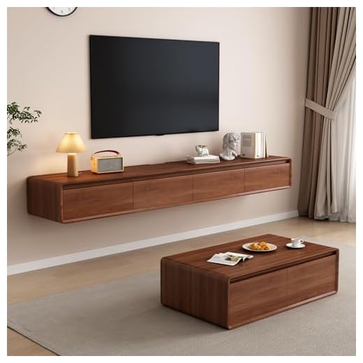 LVRUIEDS Schwebende TV-Einheit 200 cm