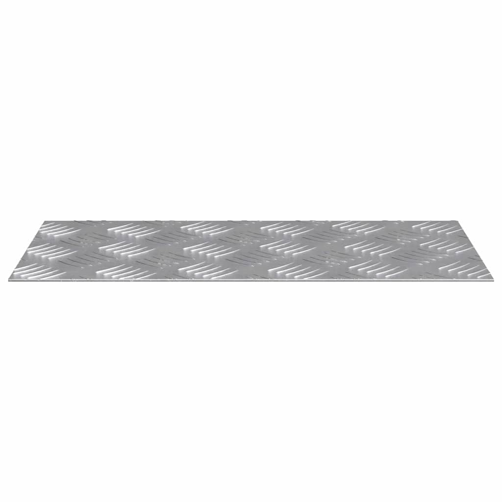 Aluminiowe stopnie schodowe, 4 sztuki, 40 x 20 cm, srebrne