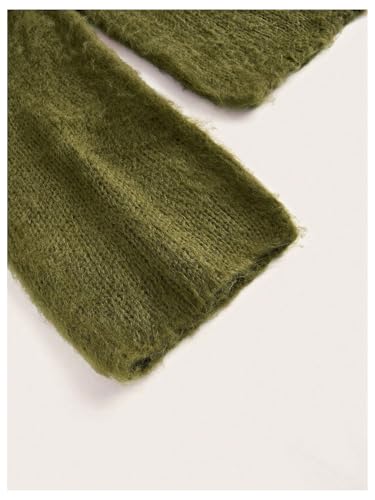 Image of WDIRARA Women's One Shoulder Long Sleeve Oversized Sweater Asymmetrical Pullover Knit Top