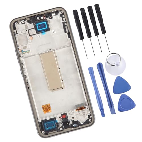 Pantalla táctil LCD para A52S A528B con marco metálico resistente panel digitalizador