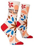 Blue Q Women's Funny Novelty Crazy Crew Socks with Sayings