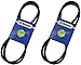 2 Pack Stens 265-674 OEM Replacement Belt Fits Scag 48278