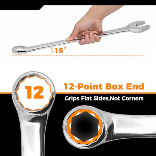 Image of Der Erwachte 6-Piece SAE Wrench Set, Large Wrench Set