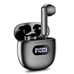 Wireless Earbuds, V5.3 Bluetooth Headphones, 48H Playtime LED Display Wireless Headphones, HiFi Stereo Deep Bass Bluetooth Headphone, IPX7 Waterproof Ear Buds with Built-in Mic for Office/Workout/Home