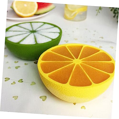 2 piezas cubiteras de silicona forma limón miniatura 5