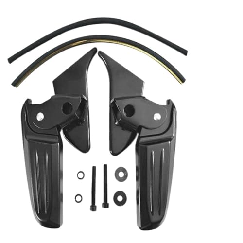 Pédales pliantes moto en aluminium noir pour améliorer le confort Vespa