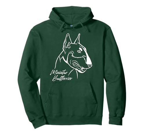 Schönes Hund Bullterrier Bully Miniatur Bullterrier Pullover Hoodie