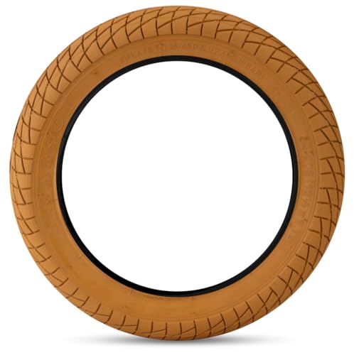 Kinderfahrradreifen 54-203, 12x1/2x2, kompatibel mit Verdant Bike und Anderen, Kids Bike Tire, hochwertige Gummimischung (12 Zoll, Dunkelbeige)