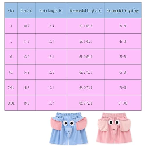 Elephant Pants for Men, Elephant Pj Pants Men, Men's Funny Novelty Shorts Humorous Underwear Prank Animal Pants2