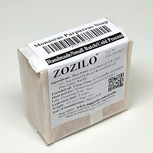 Zozilo Soap -Red Beauty -Shea Butter Soap - Olive Oil Soap - Ylang Ylang Essential Oil Soap - Palm Oil Free - Handmade Soap -4.6 Oz #TOP16