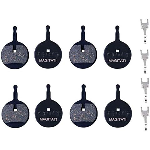 MAGITATI 4 Pairs Semi-Metallic Bicycle Disc Brake Pads Cover