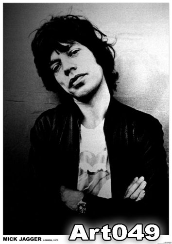 MICK JAGGER des Rolling Stones Rock Laminated Poster
