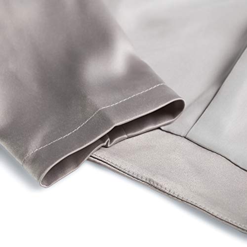 Bolerose Formal Long Sleeve Satin Bolero Shrug (Silver, Us 14) #TOP3