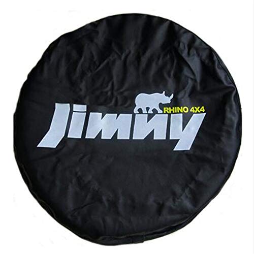 Pokrowiec na oponę samochodową Pokrowiec na koło zapasowe 2 szt. Samochód 14" 15" Cal PVC PU Skórzany pokrowiec na koło zapasowe Torba ochronna Etui na akcesoria(15 inch Jimny)