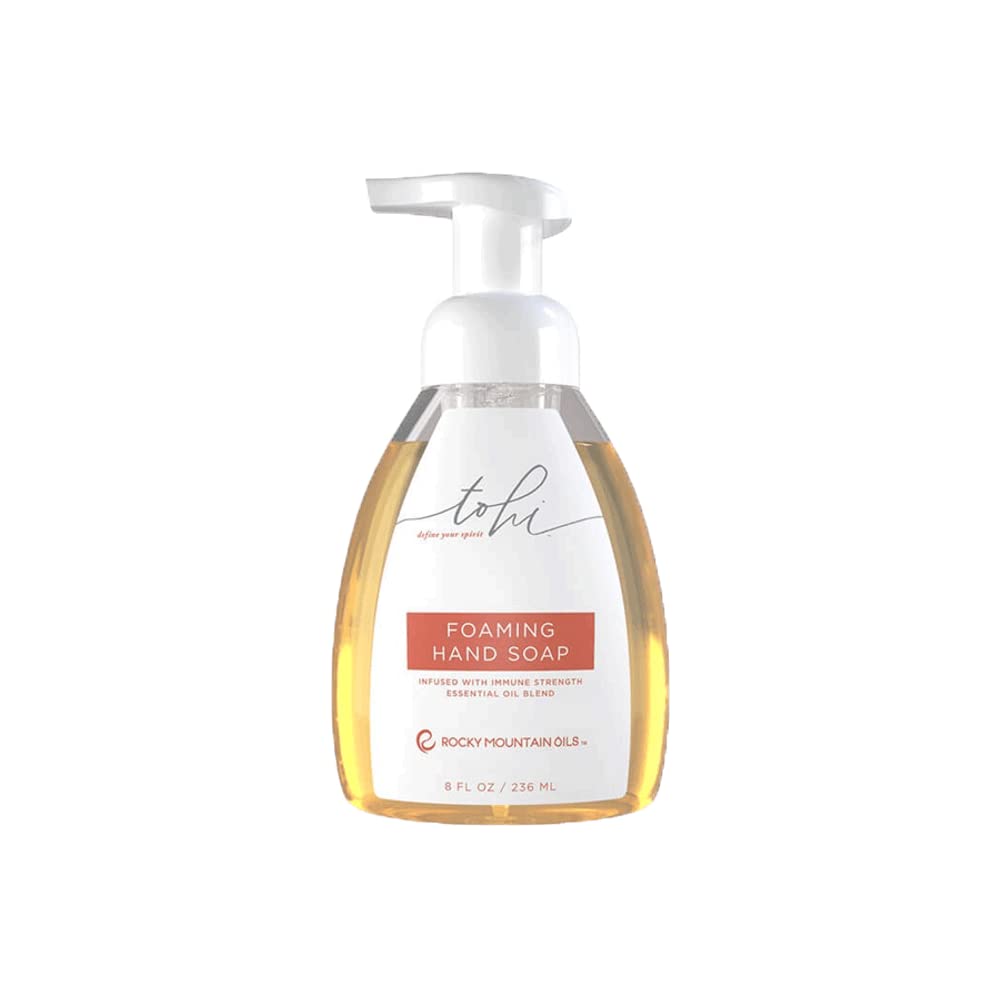 Tohi Foaming Hand Soap - Infused With Essential Oils - All-Natural - 8 OZ - Home Solutions - Hand Cleansing