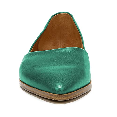 FOWT Classic Shallow Slip on Flats Chic Sexy Pointed Toe Low Heel Shoes Elegant Simple Office Brown Ballet Flats for Women, US Size 4-16 M4