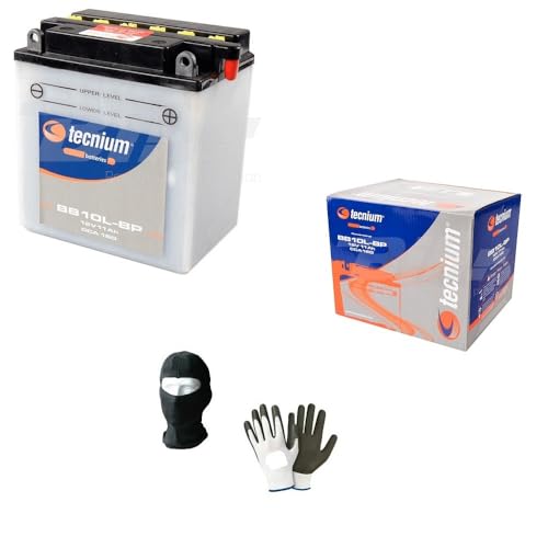 COMPATIBILE CON PIAGGIO 500 Beverly 2004 BATTERIA TECNIUM YB10L-BP BATTERIE 11 AMPERE 12 VOLT PRONTA PER L’UTILIZZO SPECIFICA MOTO SCOOTER 135X90X145MM