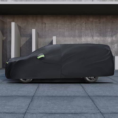Image of Car Cover Fit for Honda Odyssey Minivan 1999-2026, Migaven Waterproof Full Exterior Cover Sun Rain Protection with Door Zipper and Cotton Lining