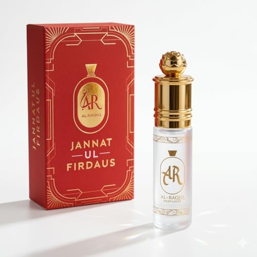 Image of Jannat ul Firdaus Attar, Fresh & Earthy Fragrance Unisex Non Alcoholic Long Lasting Attar for Men & Women - 6Ml