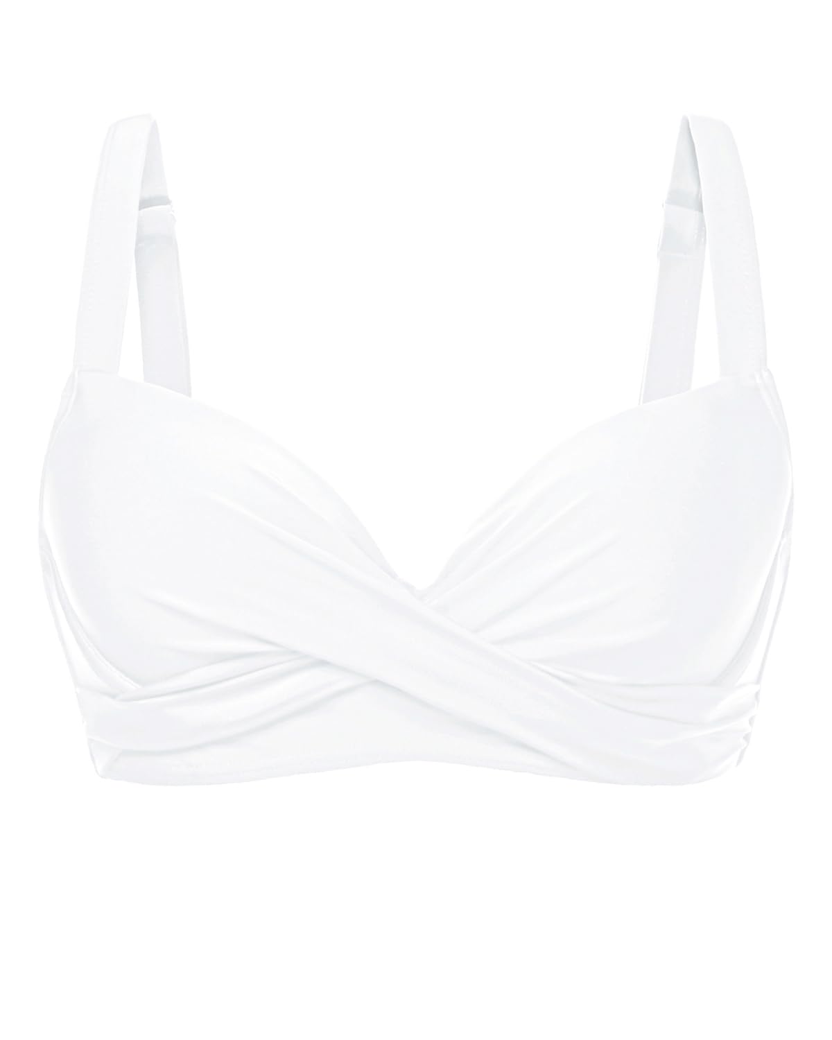 Women Underwire Bikini Top - Bra Padded Push Up Swimsuit Top