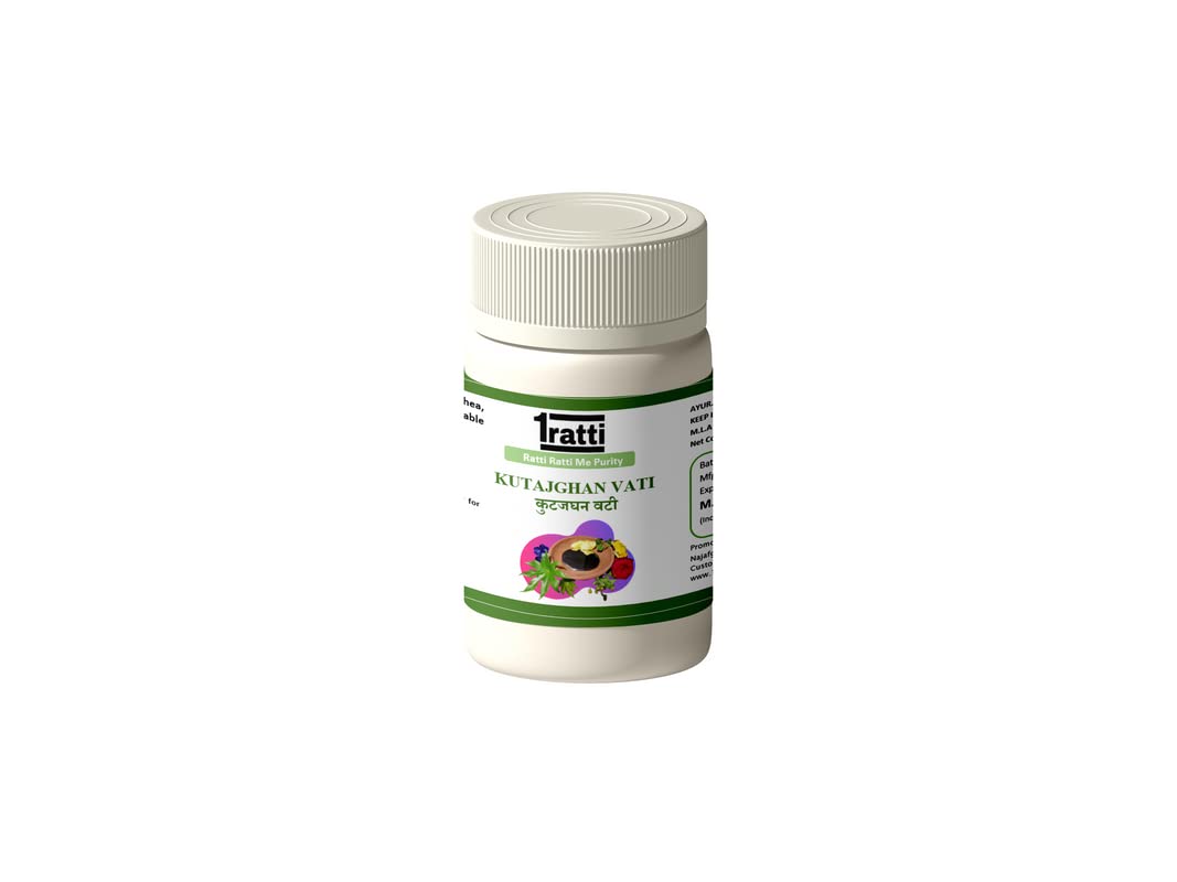 1Ratti Kutajghan Vati - 100% Authentic | 100% Organic | Non GMO | Export Quality - 60 Tablets (B0BVJBDQMF) Amazon Price History, Amazon Price Tracker
