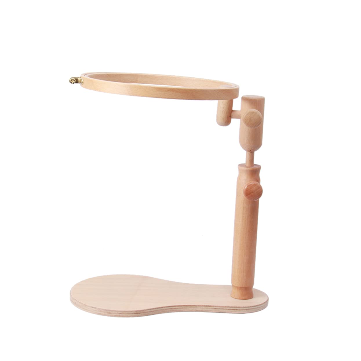 TEHAUX Bastidor De Bordado De Madera Ajustable Giratorio Para Punto De Cruz Para Principiantes