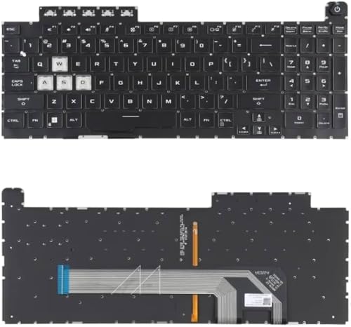 Image of Replacement Keyboard for ASUS TUF Gaming F15 FX506 FA506 FA506Q FX506H FX506LI FX506LH F17 FX706 FA706 FX706LI RGB Backlit