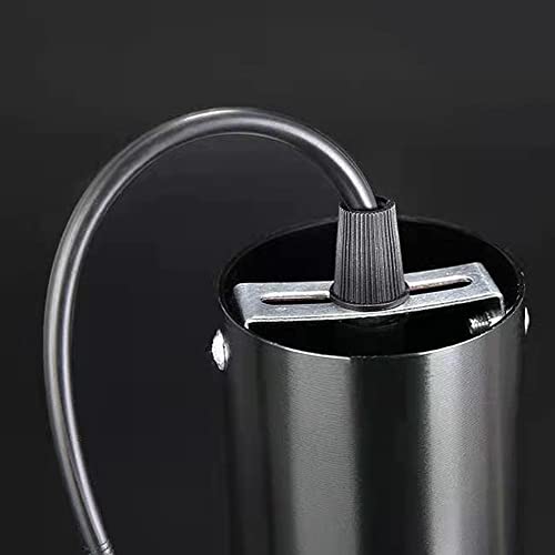 Lámpara colgante de tubo para crear un ambiente relajante en el dormitorio 7