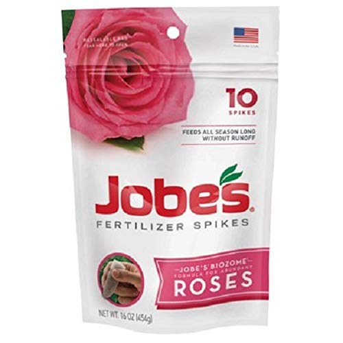 (12) packages Jobes 04102 10 Pack Slow Release Rose Fertilizer Spikes