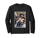 ukiyo-e divertente t-shirt, pittura giapponese, kuniyoshi utagawa, capolavoro, pittura artistica, uomo, donna, vestiti divertenti, arte, regalo, divertente maglia a manica