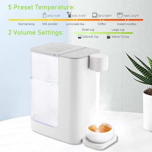 Tetera Eléctrica Instantánea 3L Control de Temperatura miniatura 3
