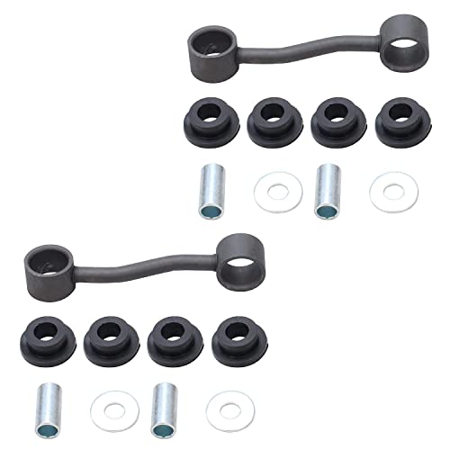 Image of Detroit Axle - 8pc Front End Suspension Kit for 2002-2004 Jeep Liberty 2003, 2 Upper Control Arms w /Ball Joints 2 Outer Tie Rod Ends 2 Sway Bar Links 2 Lower Ball Joints Replacement