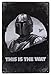 Karmour Accessories Star Wars Mandalorian Themed – Vintage Metall-Blechschild, Retro-Stil, Zubehör für Männerhöhlen, Küchen und Büros (This Is The Way)