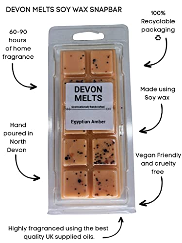 Devon Melts - Egyptian Amber - Highly Scented 100% Soy Wax Snapbar - Image 3