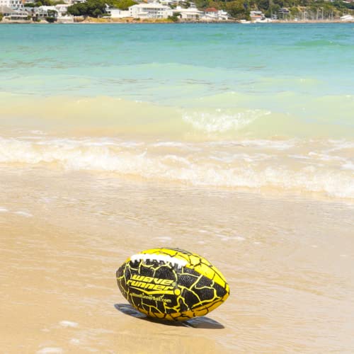 Wave Runner Grip It Waterproof Football- Size 9.25 Inches With Sure-Grip Technology | Let's Play Football In The Water! (Random Color) #TOP2