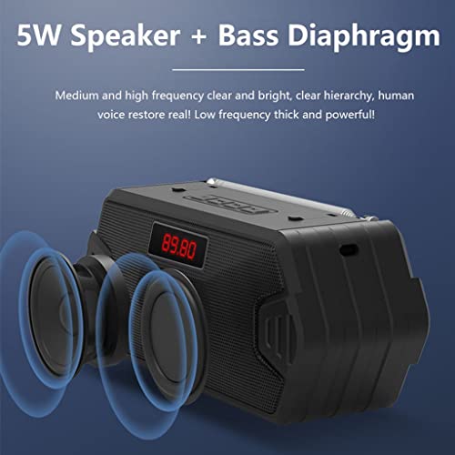 Parlante portátil con subwoofer y soporte para tarjeta TF miniatura 3