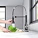 HGN Kitchen Faucet with Pull Down Sprayer Single Handle Lever Spring Kitchen Sink Faucets