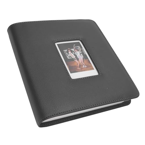 Tosuny Mini álbum de Fotos, 36 Páginas con Capacidad para 288 Fotos, Navegación Estilo Libro para Mini 12 11 9, con Hebilla Segura y Cuerda Elástica, para Recuerdos de Crecimiento del