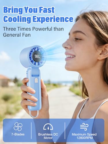 Portable Camping Fan Rechargeable LED