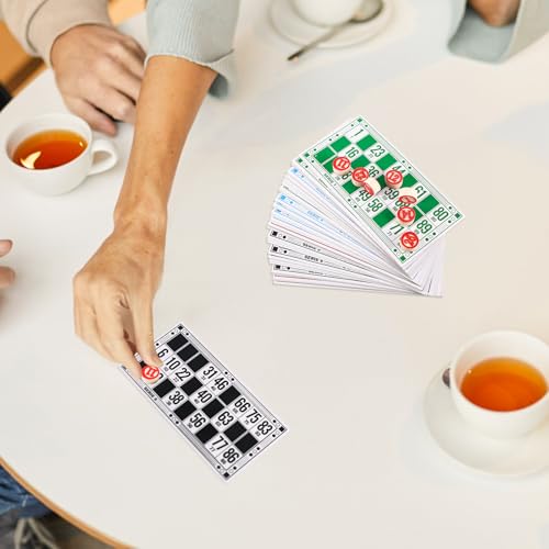 Ipetboom Russian Lotto Juego de Mesa con 48 Cartas y 90 Piezas de Madera miniatura 5
