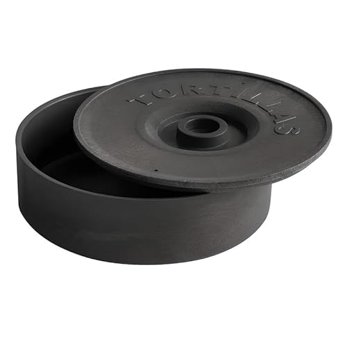 OCS Parts Pro Series 8.5-Inch Round Tortilla Warmer | Gray | Dishwasher and Microwave Safe Insulated Tortilla Warmer with Lid for Home Kitchens and Restaurants