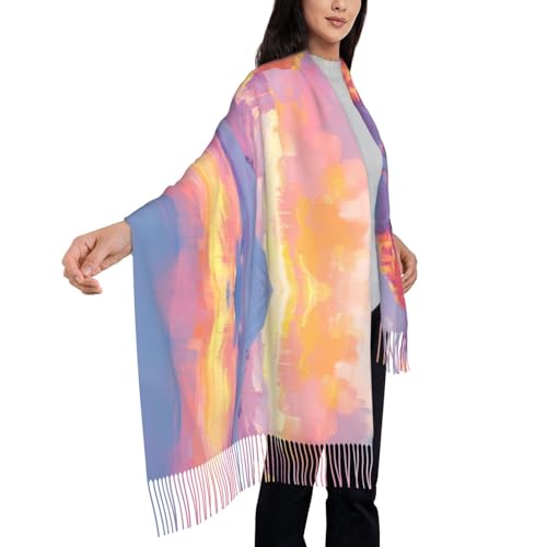 snow capped mountains Scarf shawl, tassel scarf, tassel shawl, tassel scarf4