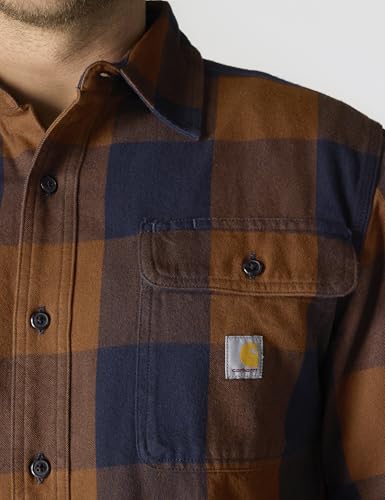 Image of Carhartt Men's Hubbard Loose Ls Plaid Shirt
